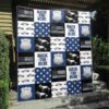 The Heart Behind The Badge Quilt Blanket Aq55  Quilt